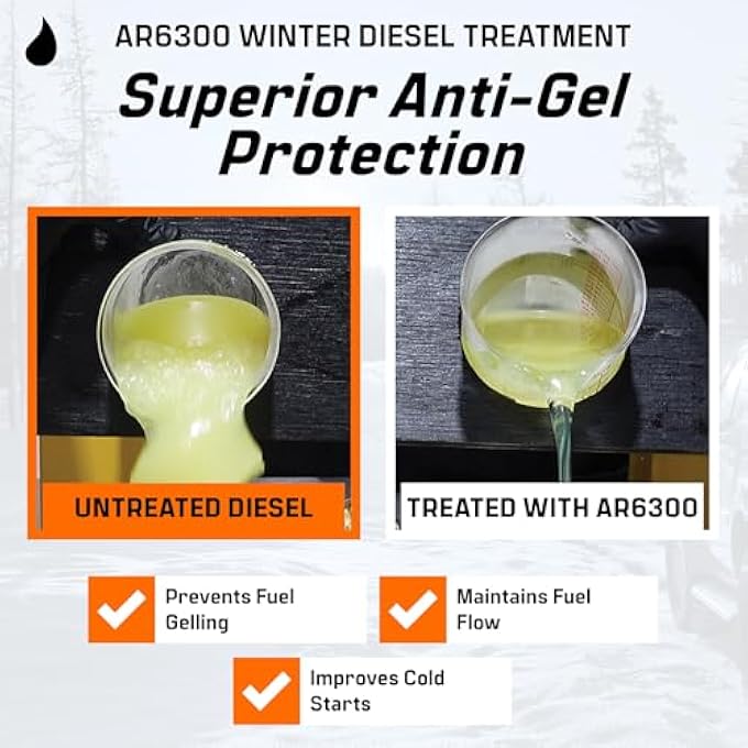 Archoil AR6300 WINTER DIESEL TREATMENT - TREATS 275 GALLONS - ADDITIVE FOR ALL DIESEL VEHICLES INCLUDES ANTI-GEL PROTECTION - Image 4